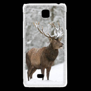 Coque LG F5 Cerf en hiver 50