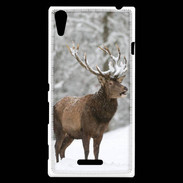 Coque Sony Xperia T3 Cerf en hiver 50