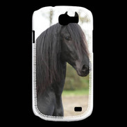 Coque Samsung Galaxy Express Magnifique cheval noir 5