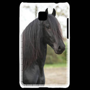 Coque LG Optimus L3 II Magnifique cheval noir 5