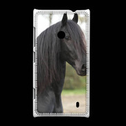 Coque Nokia Lumia 520 Magnifique cheval noir 5