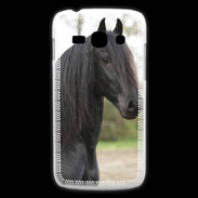 Coque Samsung Galaxy Ace3 Magnifique cheval noir 5