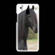 Coque HTC One Mini Magnifique cheval noir 5