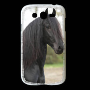 Coque Samsung Galaxy Grand Magnifique cheval noir 5