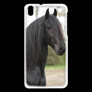 Coque HTC Desire 816 Magnifique cheval noir 5