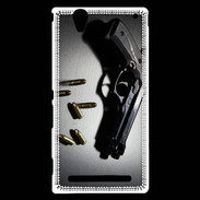 Coque Sony Xperia T2 Ultra Gun et munitions