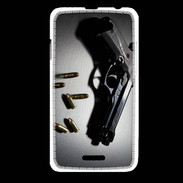 Coque HTC Desire 516 Gun et munitions