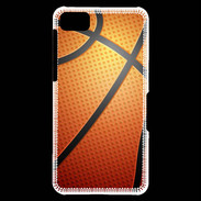 Coque Blackberry Z10 Effet Ballon de basket orange et noir