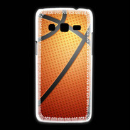Coque Samsung Galaxy Express2 Effet Ballon de basket orange et noir