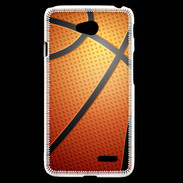 Coque LG L70 Effet Ballon de basket orange et noir