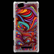 Coque Sony Xperia M Fond Hippie 3