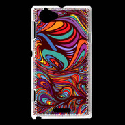 Coque Sony Xperia L Fond Hippie 3