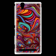Coque Sony Xperia T2 Ultra Fond Hippie 3