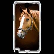 Coque Samsung Galaxy Note 2 Portrait de cheval en peinture