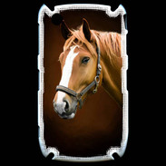 Coque Blackberry 8520 Portrait de cheval en peinture