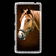 Coque Nokia Lumia 1320 Portrait de cheval en peinture