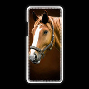 Coque HTC One Mini Portrait de cheval en peinture