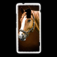 Coque HTC One Max Portrait de cheval en peinture