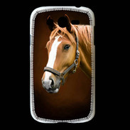 Coque Samsung Galaxy Grand Portrait de cheval en peinture