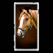 Coque Sony Xperia M2 Portrait de cheval en peinture