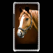 Coque Sony Xperia E1 Portrait de cheval en peinture