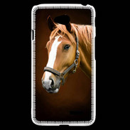 Coque LG L70 Portrait de cheval en peinture