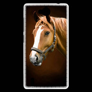 Coque Huawei Ascend G740 Portrait de cheval en peinture