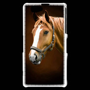 Coque Sony Xperia Z1 Compact Portrait de cheval en peinture