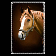 Etui carte bancaire Portrait de cheval en peinture