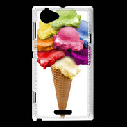 Coque Sony Xperia L Cornet de glace