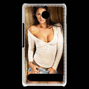 Coque Sony Xperia E1 Brune sexy 5