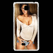 Coque LG F5 Brune sexy 5