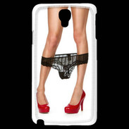 Coque Samsung Galaxy Note 3 Light Escarpins rouges vernis lingerie dentelle noire sexy