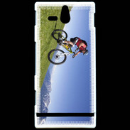 Coque Sony Xperia U VTT en montagne 5