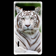 Coque LG Optimus L7 Tigre blanc 2
