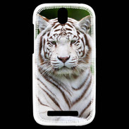 Coque HTC One SV Tigre blanc 2