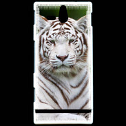 Coque Sony Xperia U Tigre blanc 2