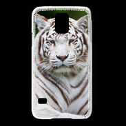 Coque Samsung Galaxy S5 Tigre blanc 2