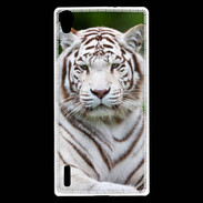 Coque Huawei Ascend P7 Tigre blanc 2