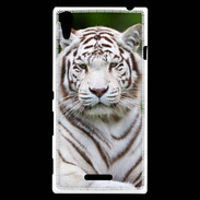 Coque Sony Xperia T3 Tigre blanc 2