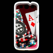 Coque Samsung Galaxy S3 Paire d'As au poker