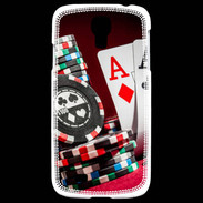 Coque Samsung Galaxy S4 Paire d'As au poker
