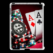 Coque iPad 2/3 Paire d'As au poker