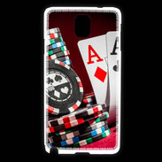 Coque Samsung Galaxy Note 3 Paire d'As au poker