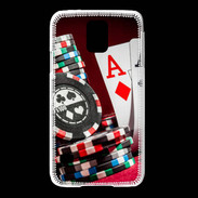 Coque Samsung Galaxy S5 Paire d'As au poker