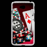 Coque LG L70 Paire d'As au poker