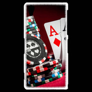 Coque Sony Xperia Z2 Paire d'As au poker