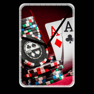 Grande pendule murale Paire d'As au poker