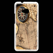 Coque HTC One Vintage compas de navigateur