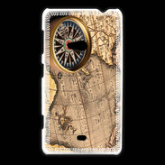 Coque Nokia Lumia 625 Vintage compas de navigateur